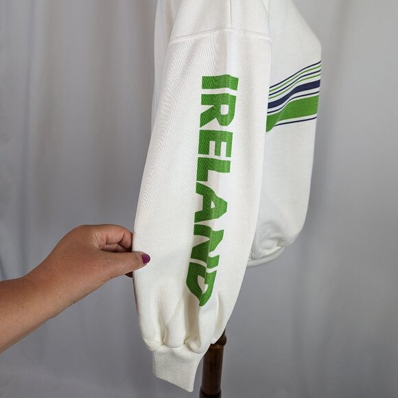 Blarney Woollen Mills Sweatshirt Sweater Ireland Striped Vintage Retro 80s 90s - Picture 3 of 10